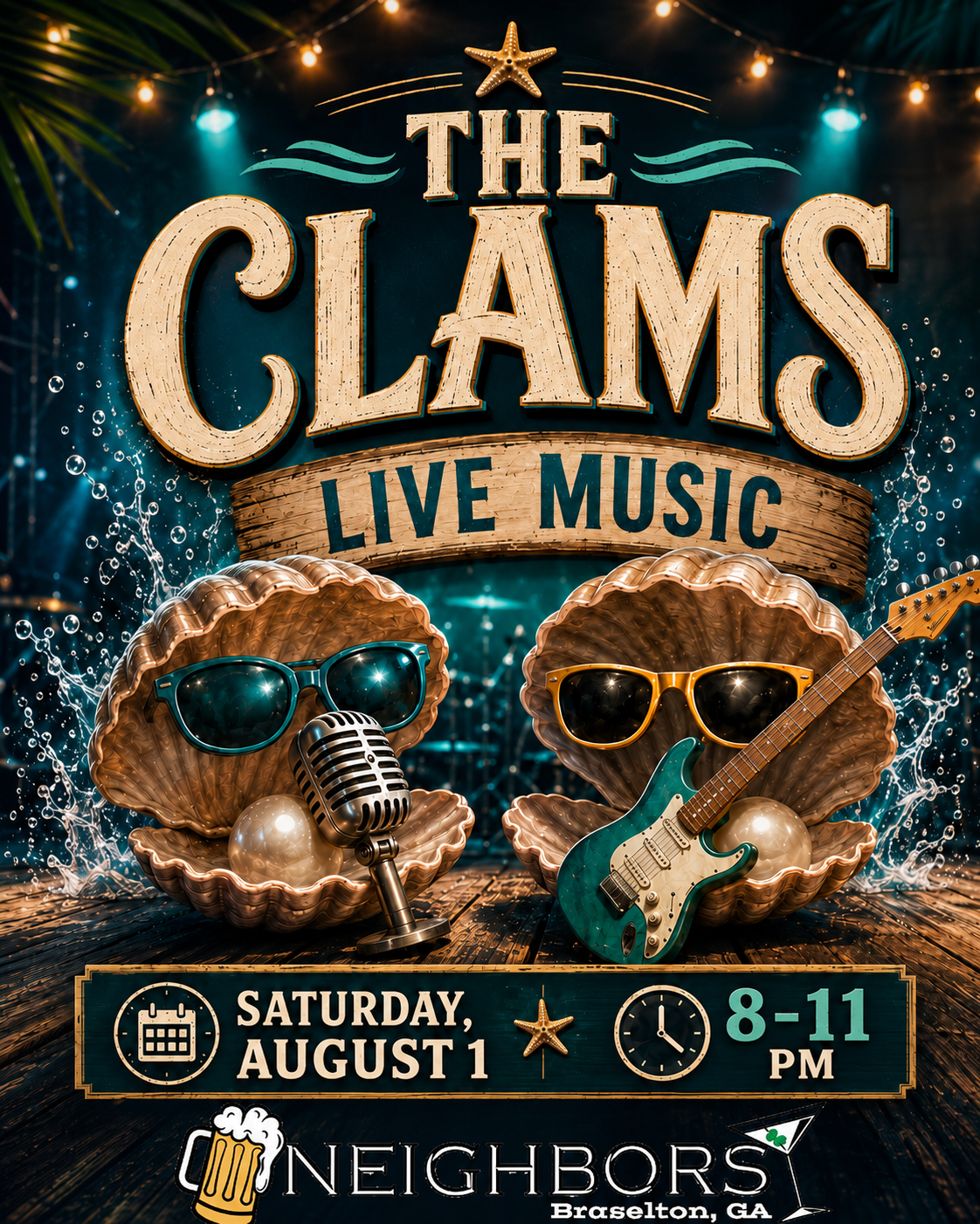 The Clams promotional artwork