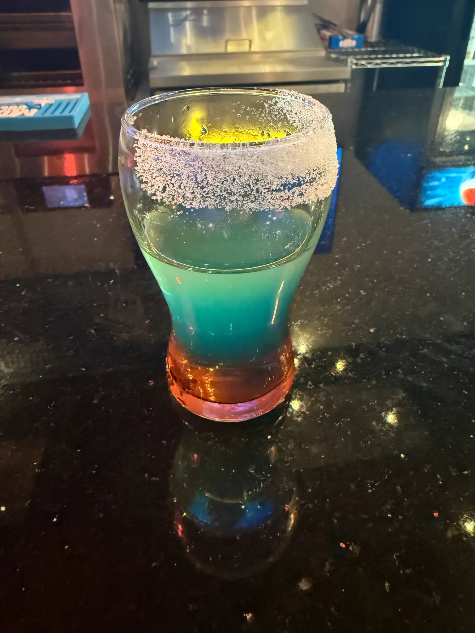 Signature layered cocktail